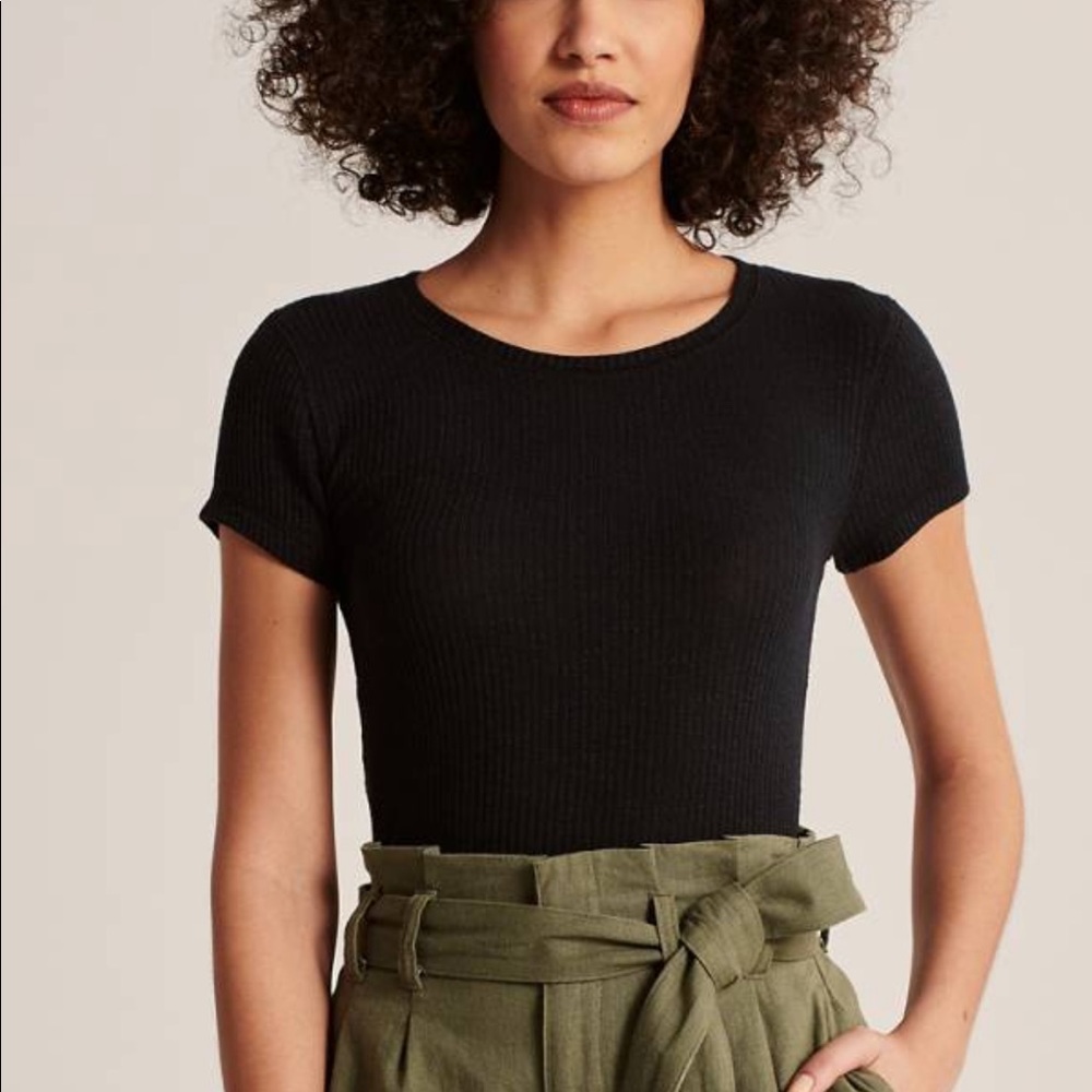 new w tags black abercrombie t shirt